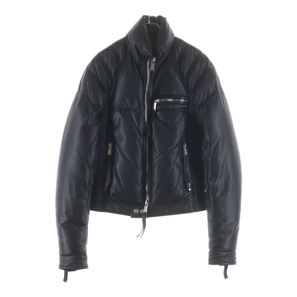 DSQUARED2 (ディースクエアード) Lamb Leather Down Jacket ラムレザー