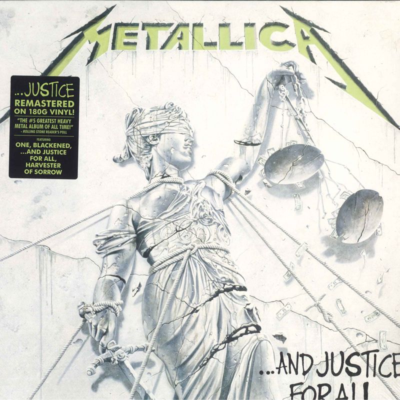 2discs LP Metallica And Justice For All BLCKND007R1,006 Blackened Recordings 未開封 /00520