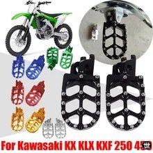 カワサキ KX KLX KXF 250 450 250F 450F 250X 450X 450R KX250 用オートバイアクセサリー フットペグ ペダル レスト フットレスト