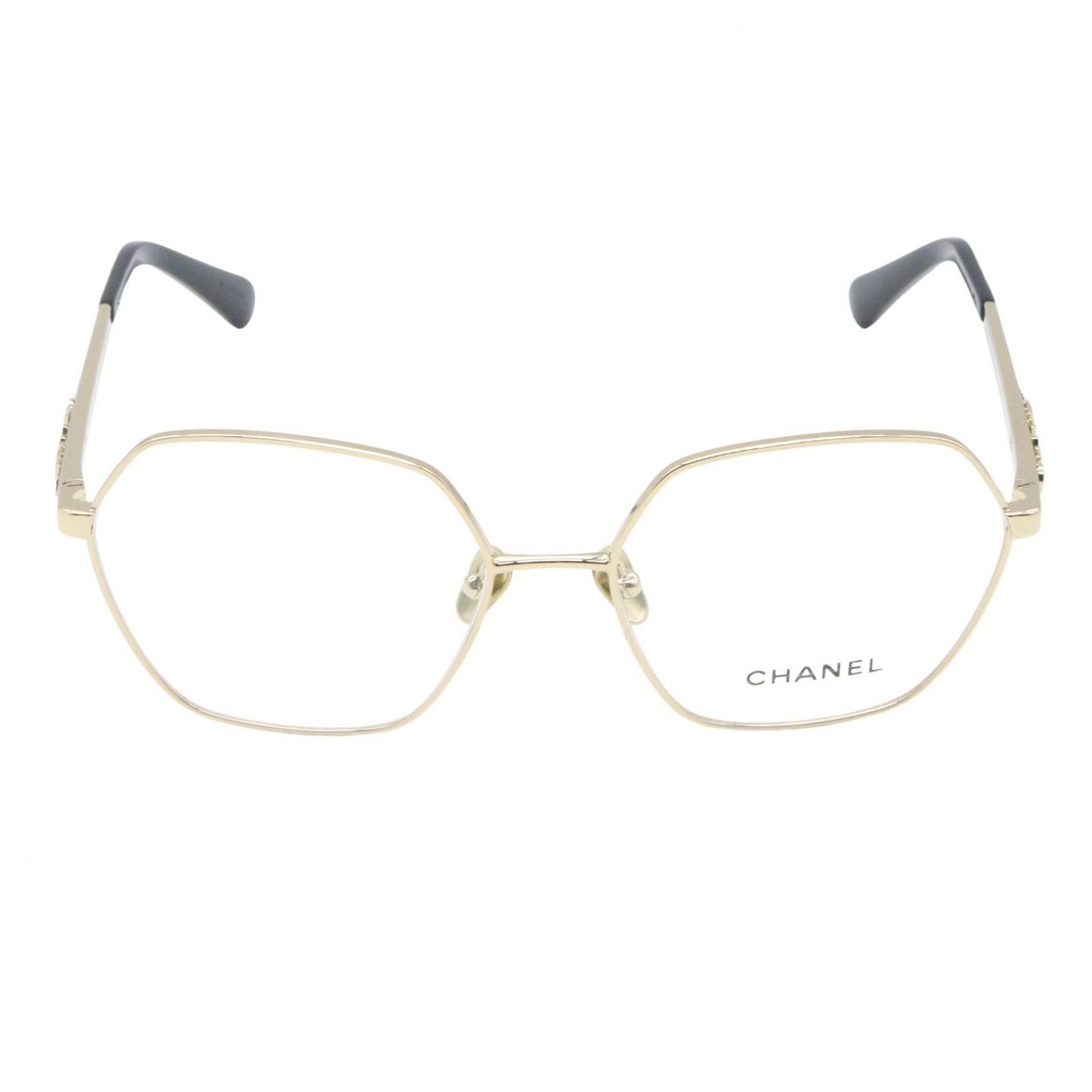 シャネル CHANEL メガネ 伊達メガネ 2204 134(53) ブラック その他 伊達メガネ レディース 未使用