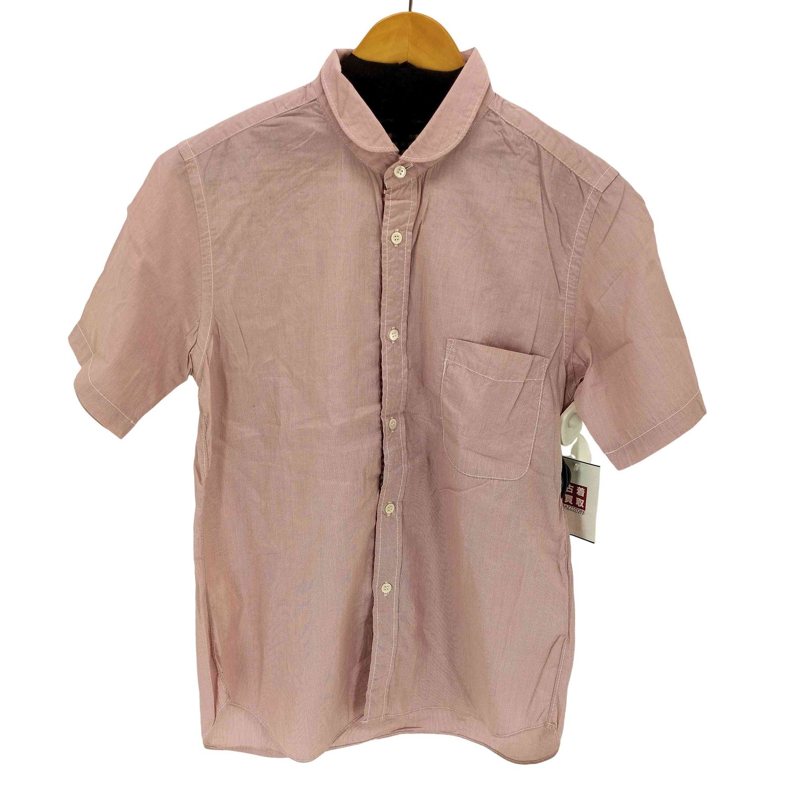 コムデギャルソンオム COMME des GARCONS HOMME 11SS ラウンドカラーS/Sシャツ メンズ S