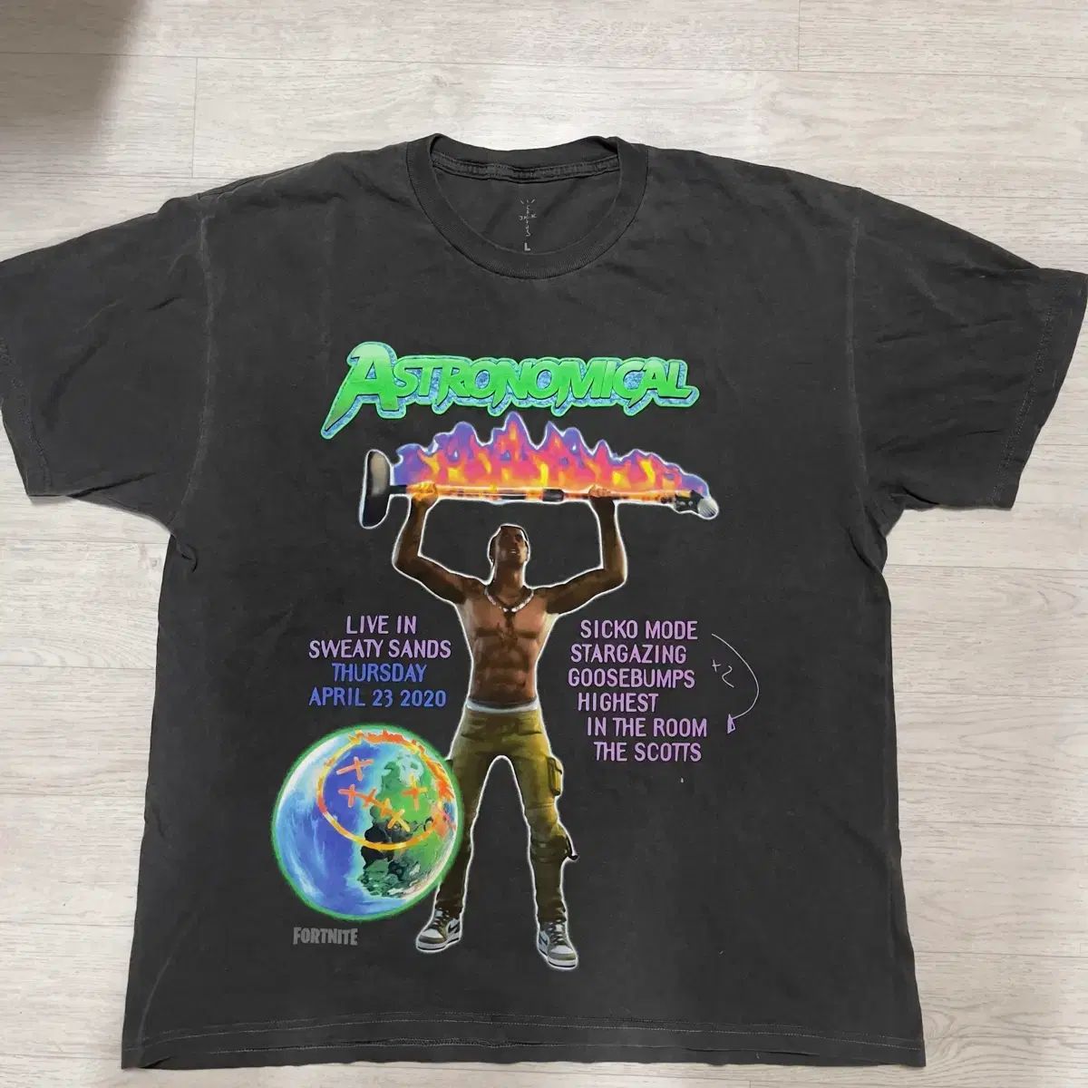 トラヴィス スコット フォートナイト アストロニミカル 半袖 Tシャツ