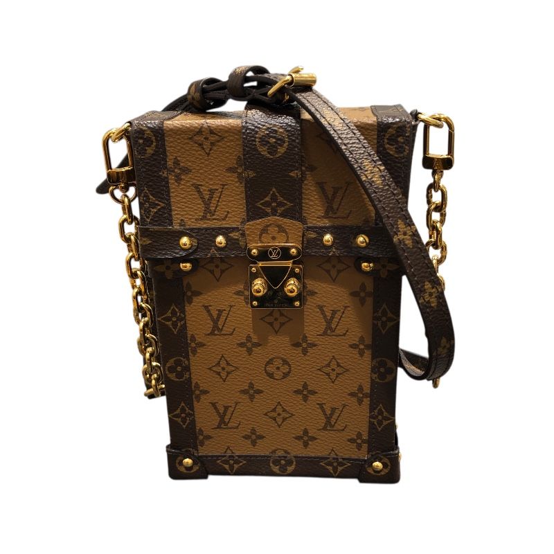 ルイ・ヴィトン LOUIS VUITTON ポシェット・トランク・ヴェルティカル M67873 モノグラム モノグラム・リバース レディース ショルダーバッグ