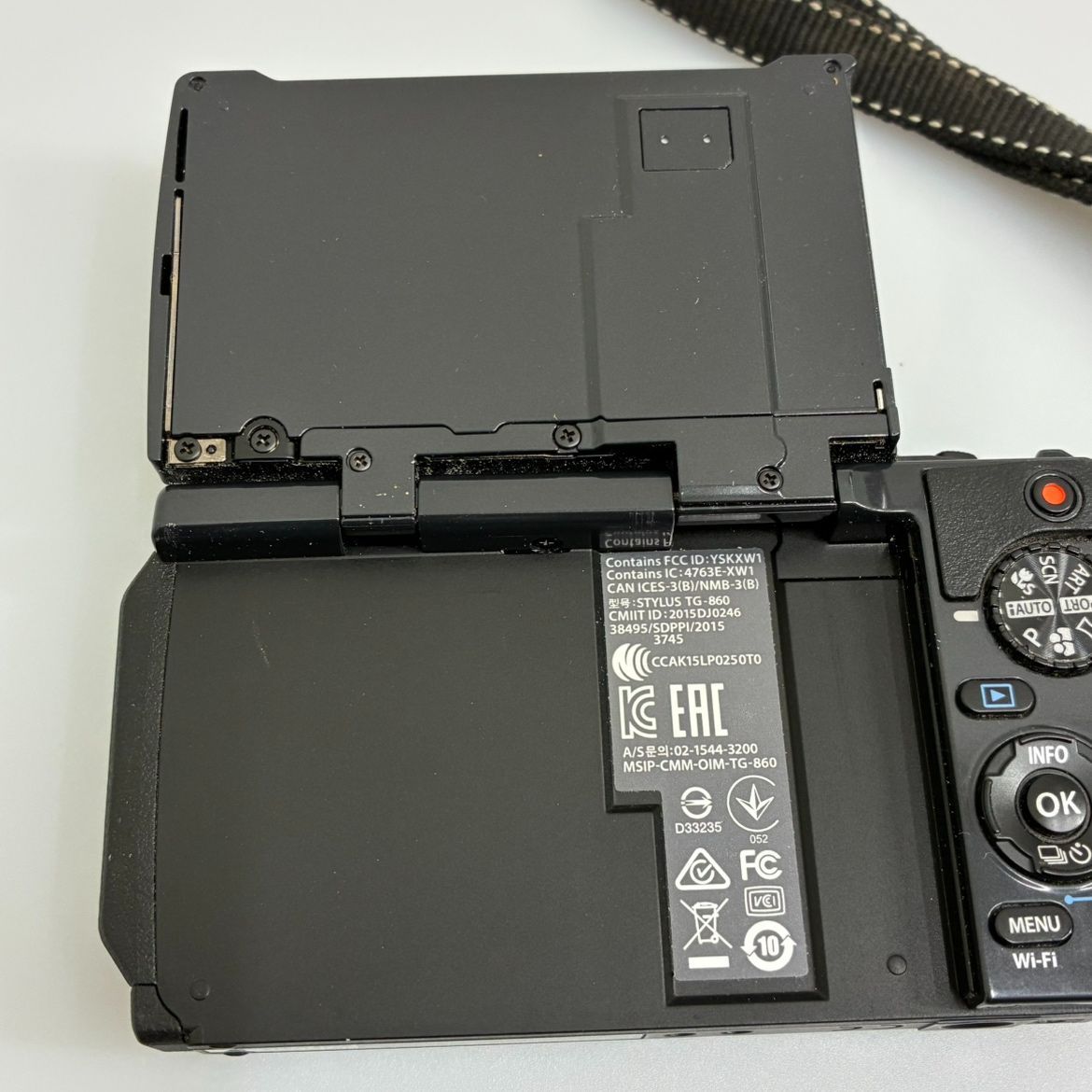 OLYMPUS STYLUS TG-860 Tough 防水デジカメ GPS/Wi-Fi搭載 バッテリー