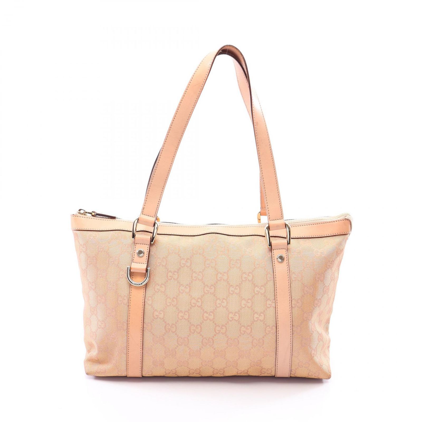 グッチ GUCCI トートバッグ アビー GGキャンバス 141470 キャンバス レザー アビー トートバッグ レディース Used B