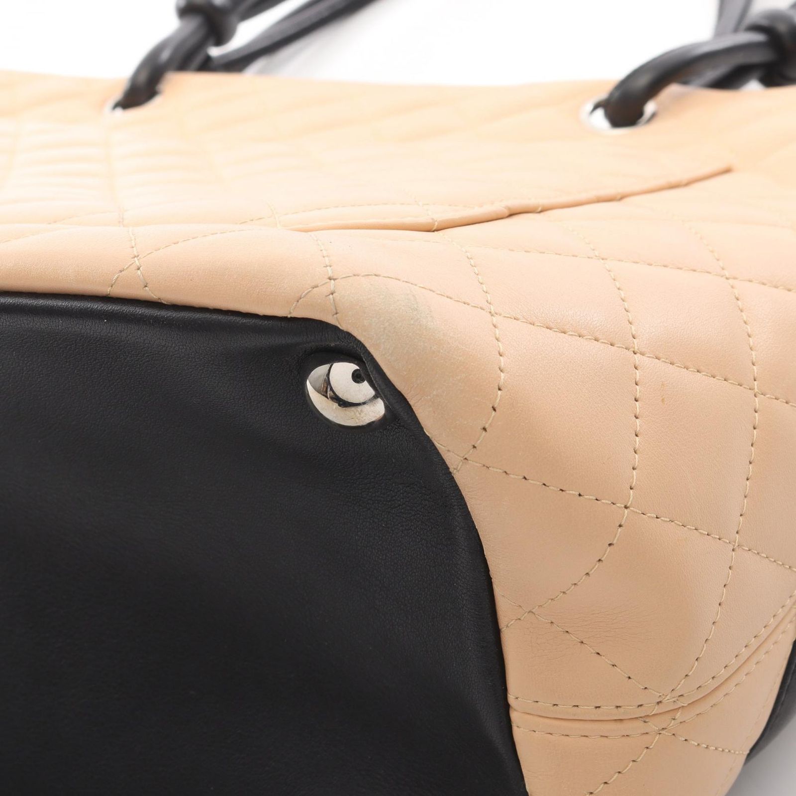 シャネル CHANEL トートバッグ カンボンライン ラージ A25169 ベージュ 