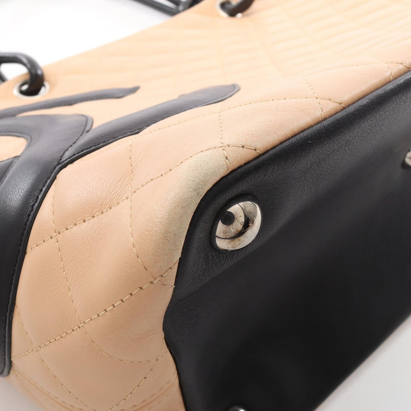 シャネル CHANEL トートバッグ カンボンライン ラージ A25169 ベージュ 