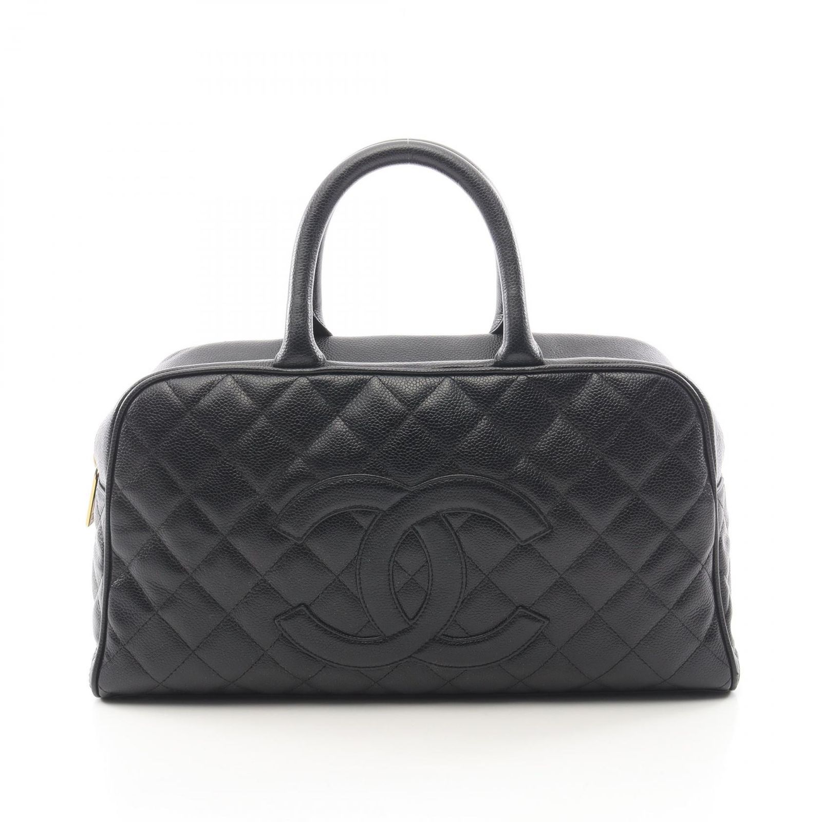 シャネル CHANEL ハンドバッグ マトラッセ A20997 ブラック キャビアスキン(グレインドカーフ) マトラッセ ハンドバッグ レディース Used B