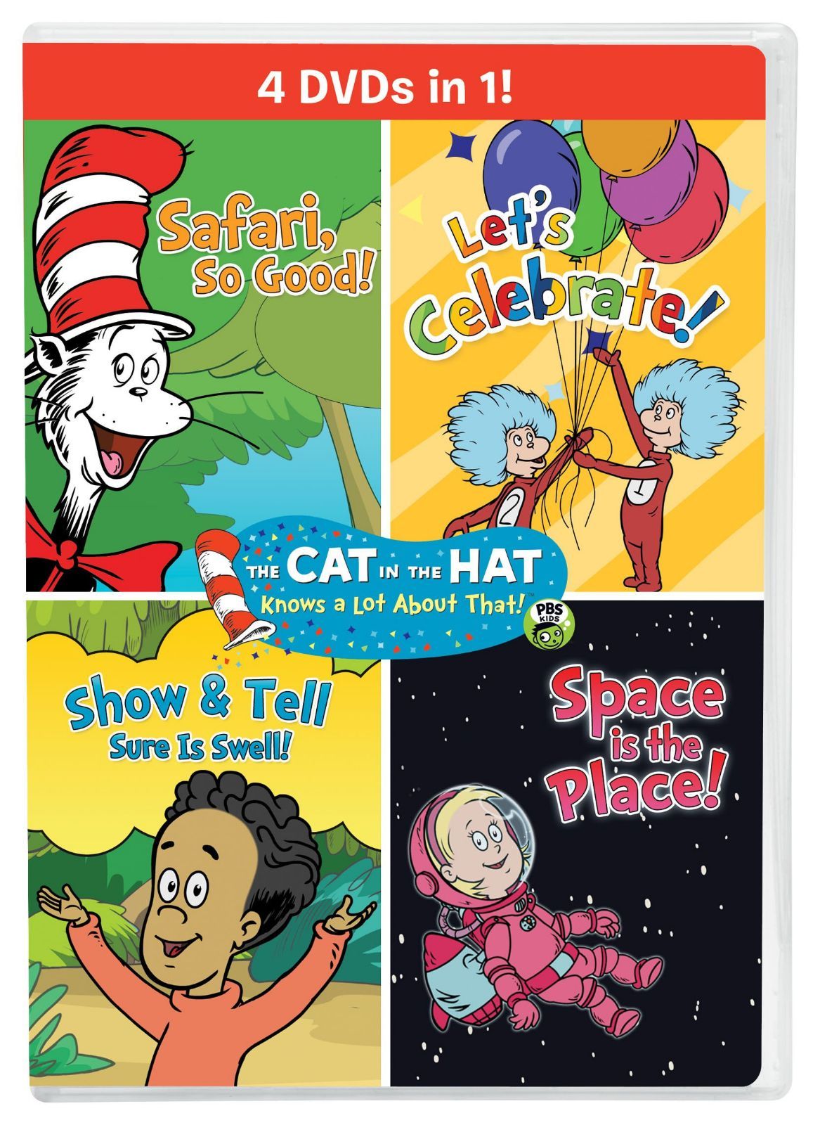 The Cat In The Hat Knows A Lot About That!: Cat In The Hat 4 In 1 [DVD]