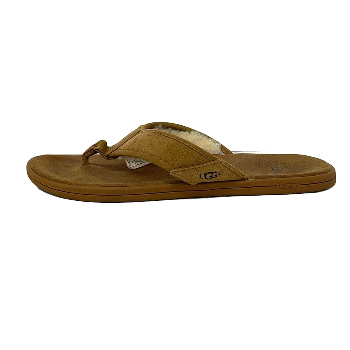UGG(アグ) ビーチサンダル 28 メンズ - 1102713 ブラウン ムートン