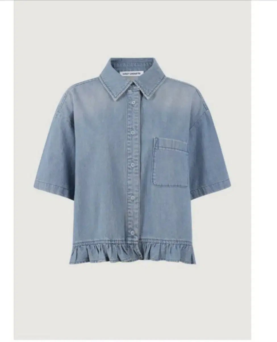LUCKY CHOUETTE ラッキーシュエトゥ 裾フリル シャツ 36 サイズ