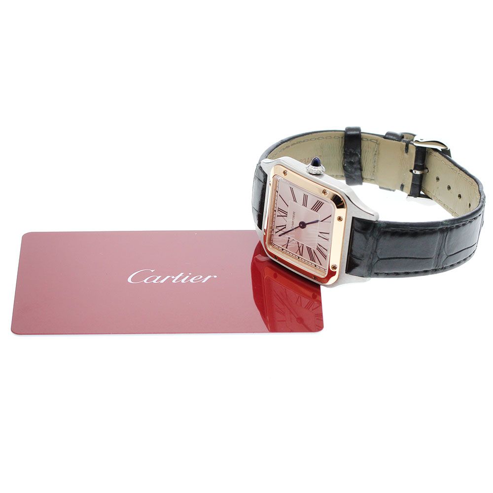 カルティエ CARTIER W2SA0011 サントスデュモンLM PGベゼル クォーツ