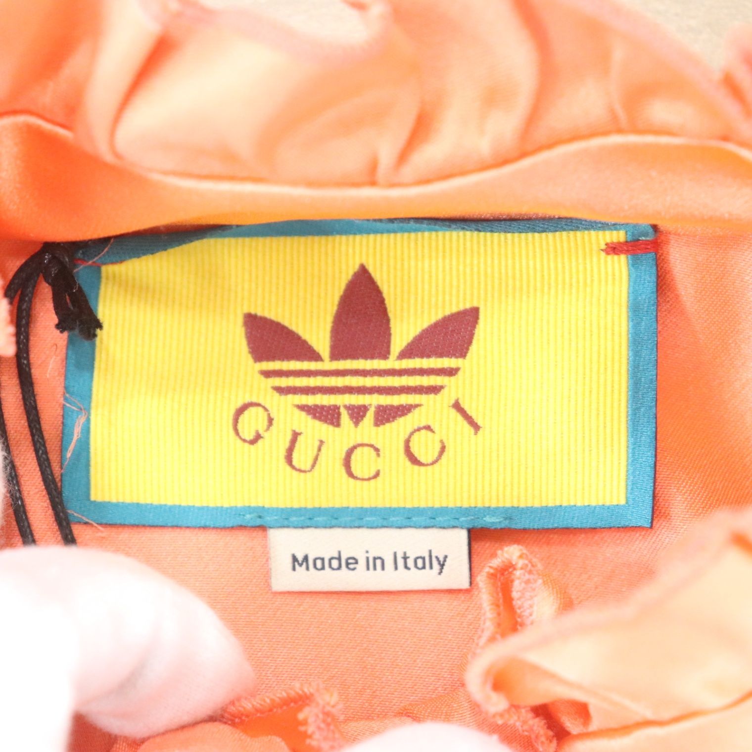 IT0ZIY2P4BKK 未使用 GUCCI×ADIDAS グッチ×アディダス シルク シャツ 