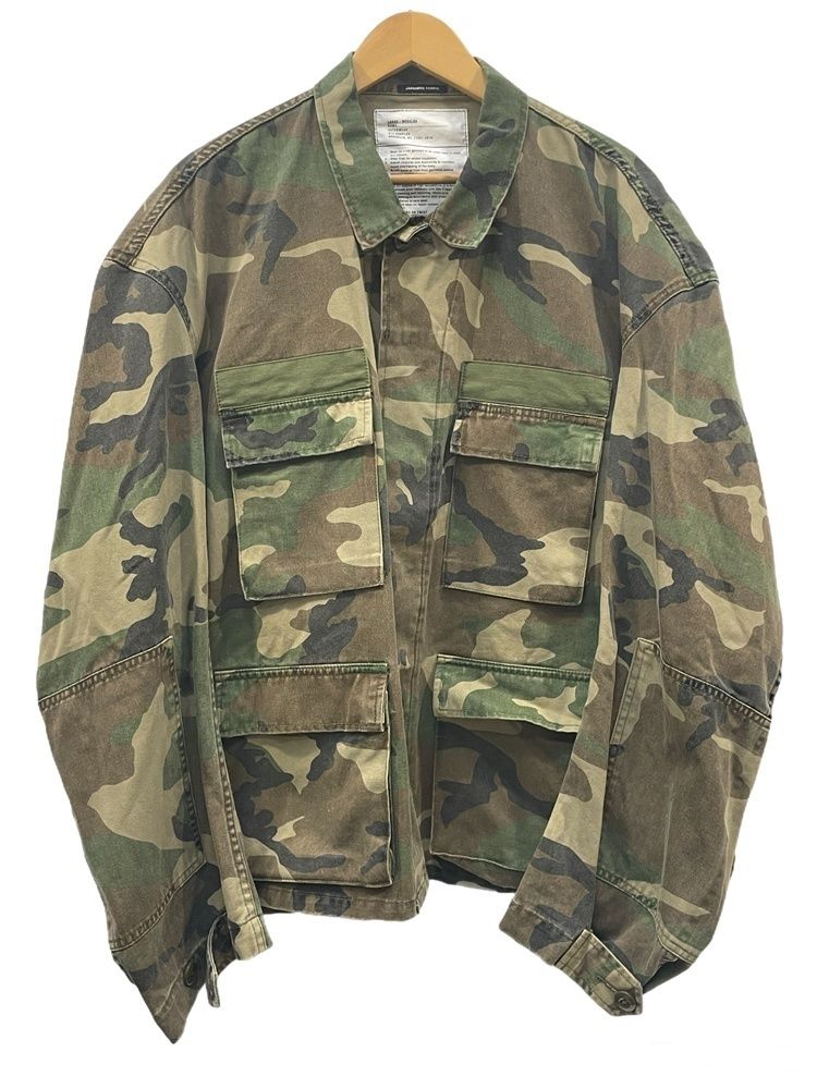アール サーティーン R14 17SS MISFIT Camo REVOLVE ミリタリージャケット R13M1330-24 グリーン Lサイズ 601MT-121