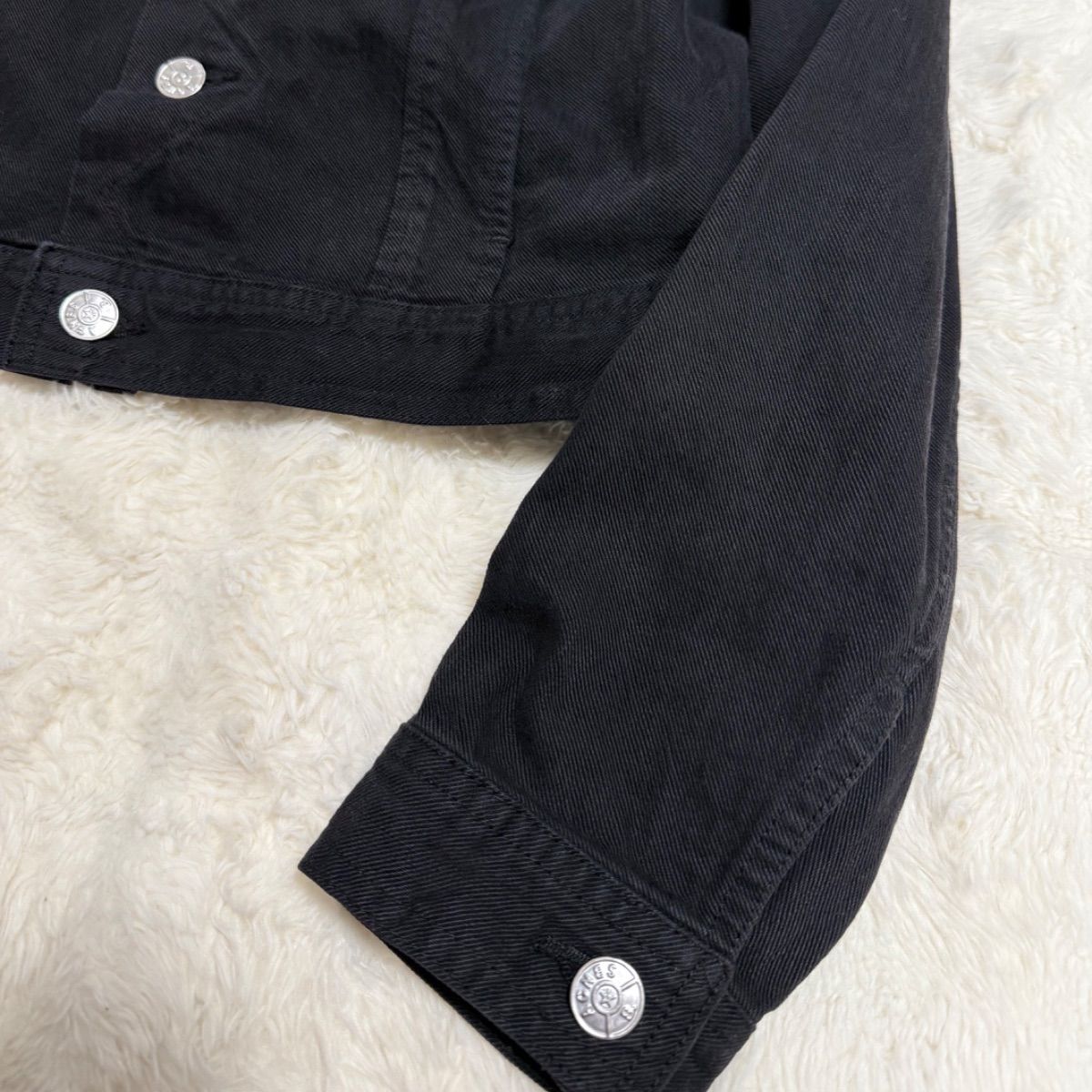 希少 フランス製 agnès b. JEANS Gジャン90年代 ブラック サイズ0