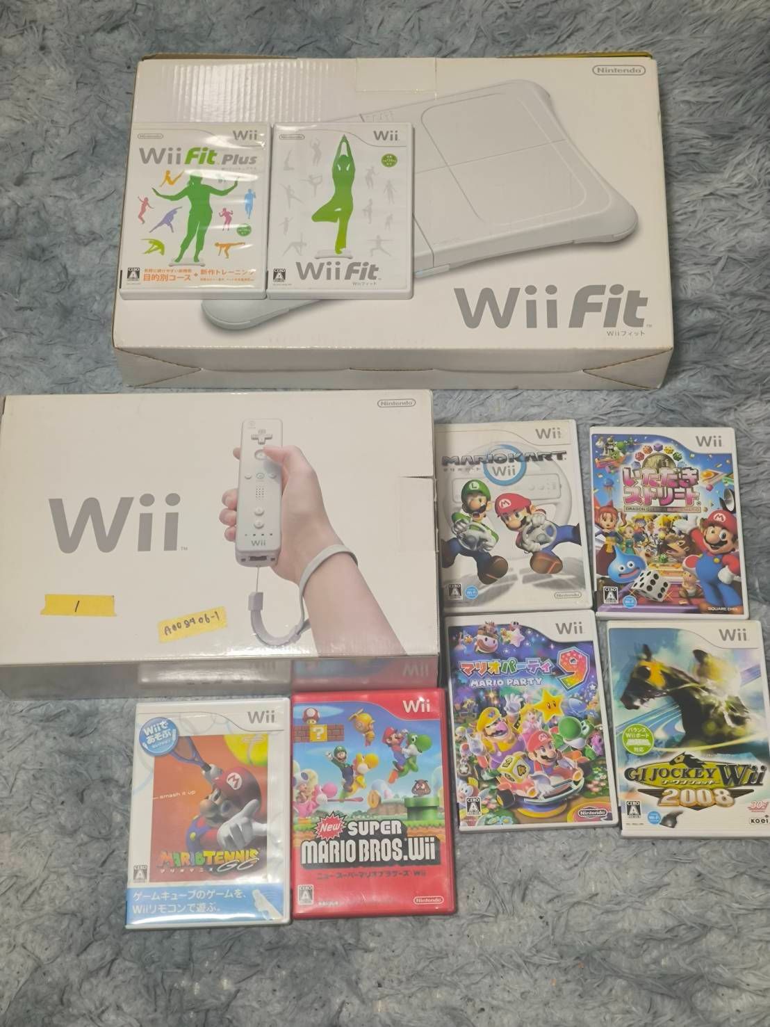 Nintendo Wii本体 Wii Fit Board ソフト8本セット - メルカリ