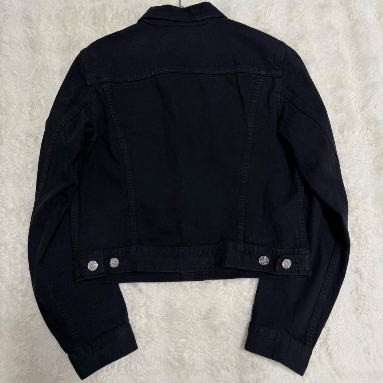 希少 フランス製 agnès b. JEANS Gジャン90年代 ブラック サイズ0
