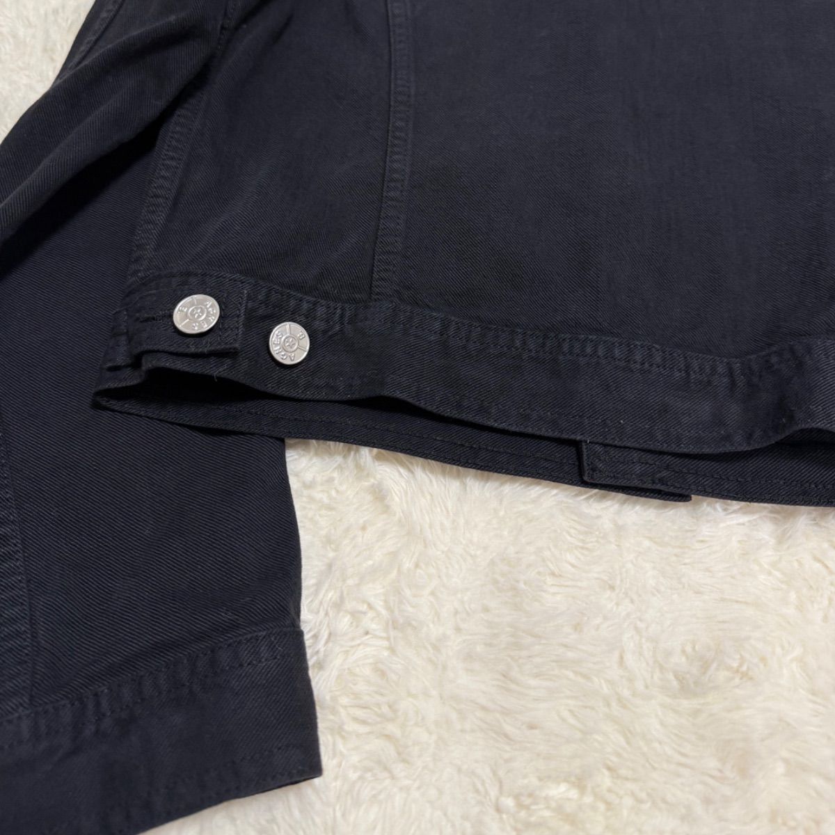 希少 フランス製 agnès b. JEANS Gジャン90年代 ブラック サイズ0