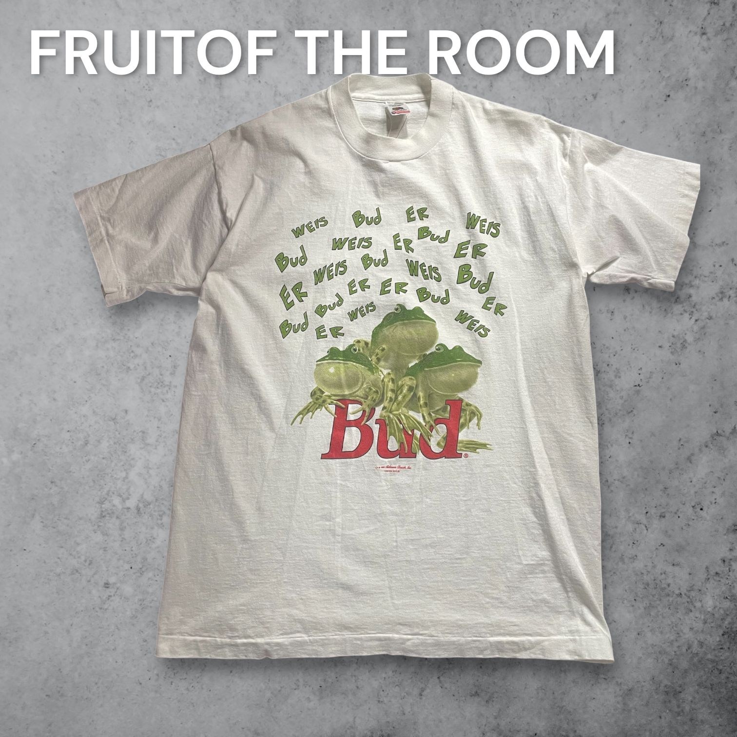Budweiser プリントTシャツ XL 古着 FRUIT OF THE LOOM ビッグサイズ
