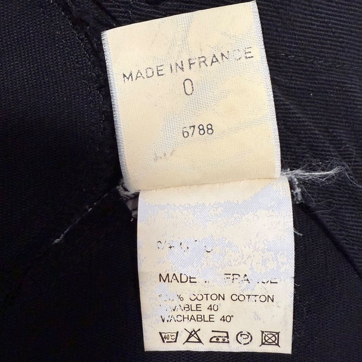 agnès b. 希少 フランス製 JEANS Gジャン90年代 ブラック サイズ0