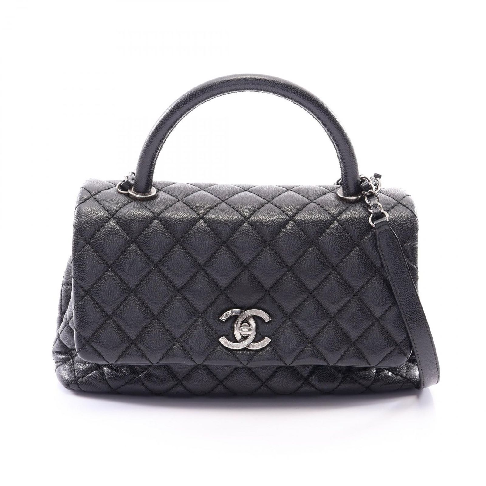CHANEL シャネル ココハンドル29 トップハンドル フラップ バッグ マトラッセ 2WAY ハンドバッグ