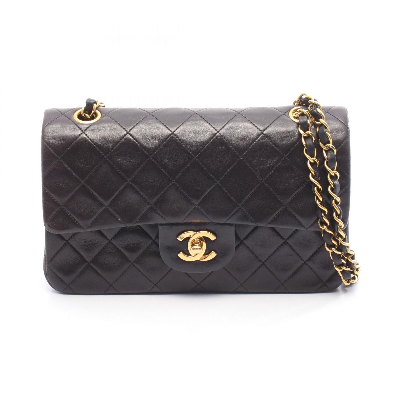 CHANEL シャネル マトラッセ Wフラップ ショルダーバッグ