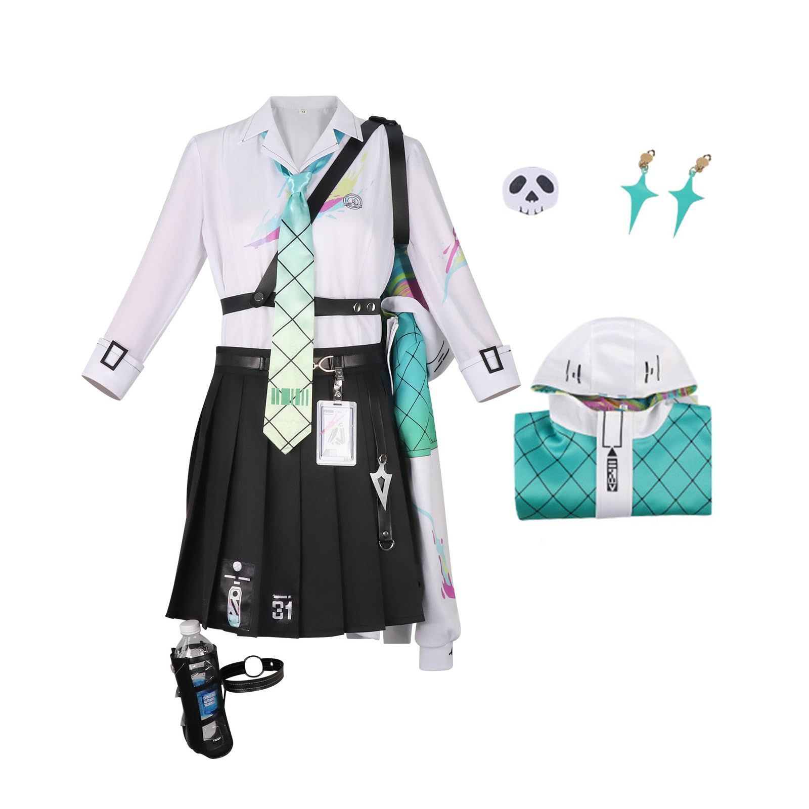 鳴潮 リンネー コスプレ衣装 ウィッグ追加可能 小物付き めいちょう コスチューム JK制服 cosplay イベント仮装 ハロウィン 漫遊