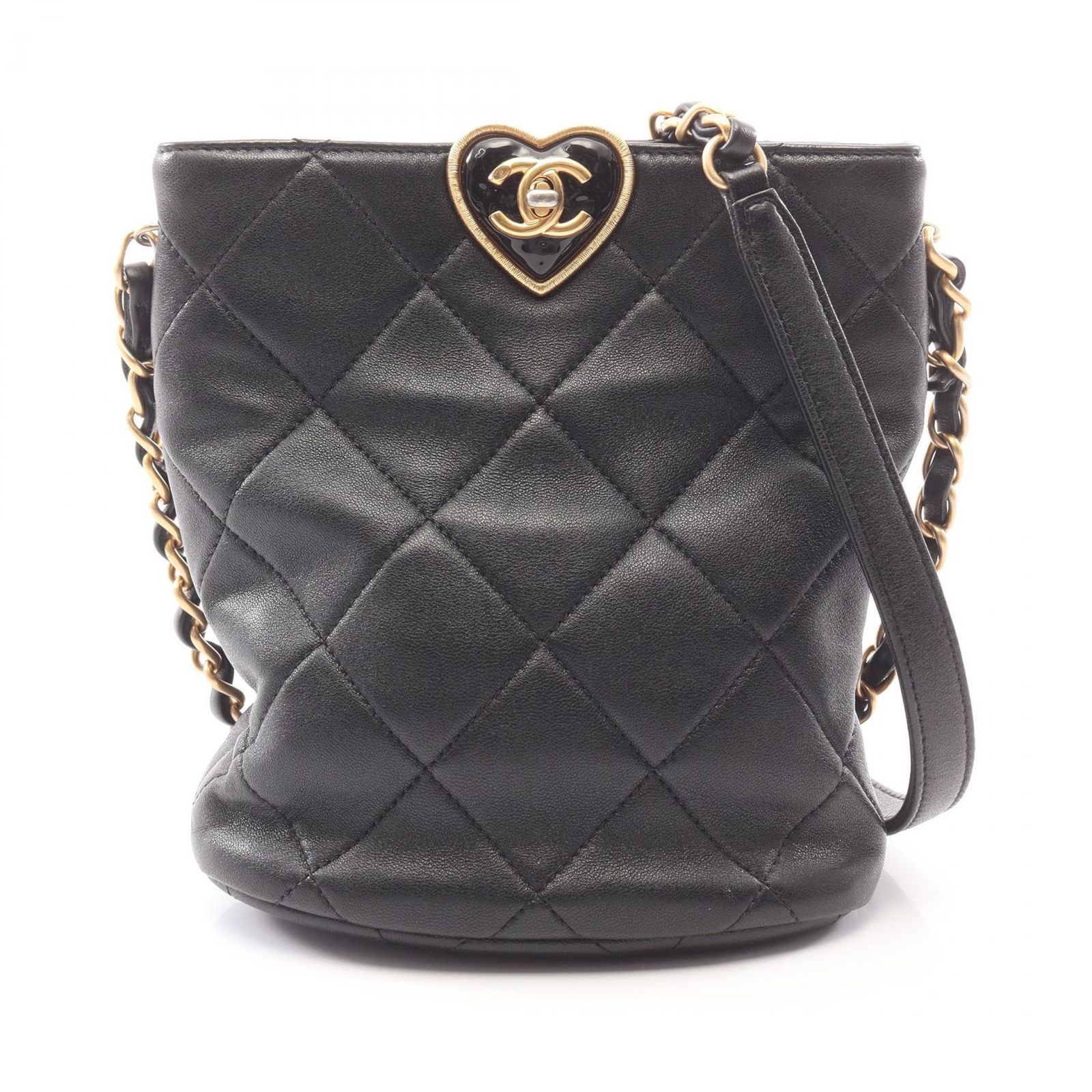 CHANEL シャネル マトラッセ ハートロック ショルダーバッグ
