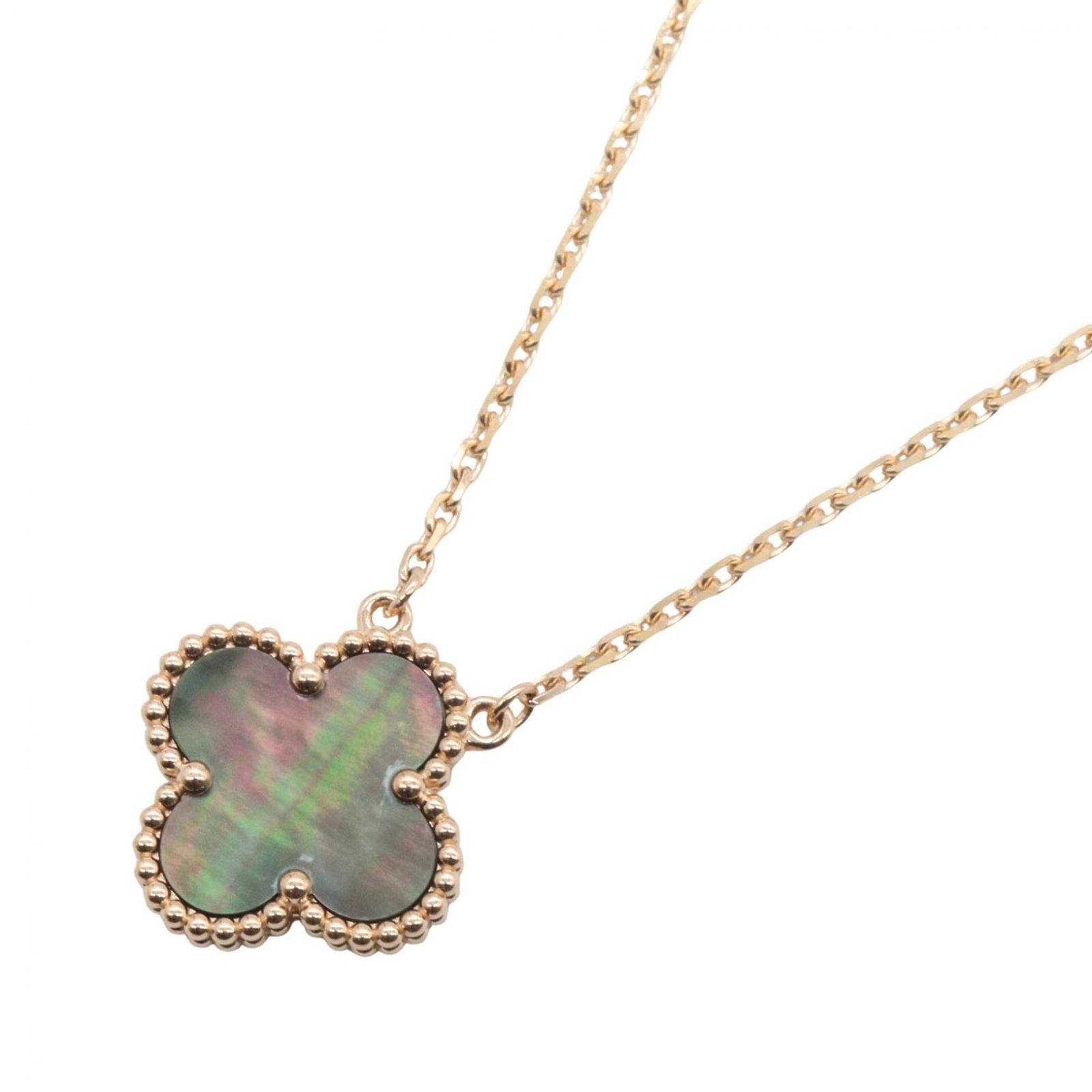 Van Cleef & Arpels ヴァンクリーフ＆アーペル ヴィンテージアルハンブラ グレーマザーオブパール ネックレス ネックレス