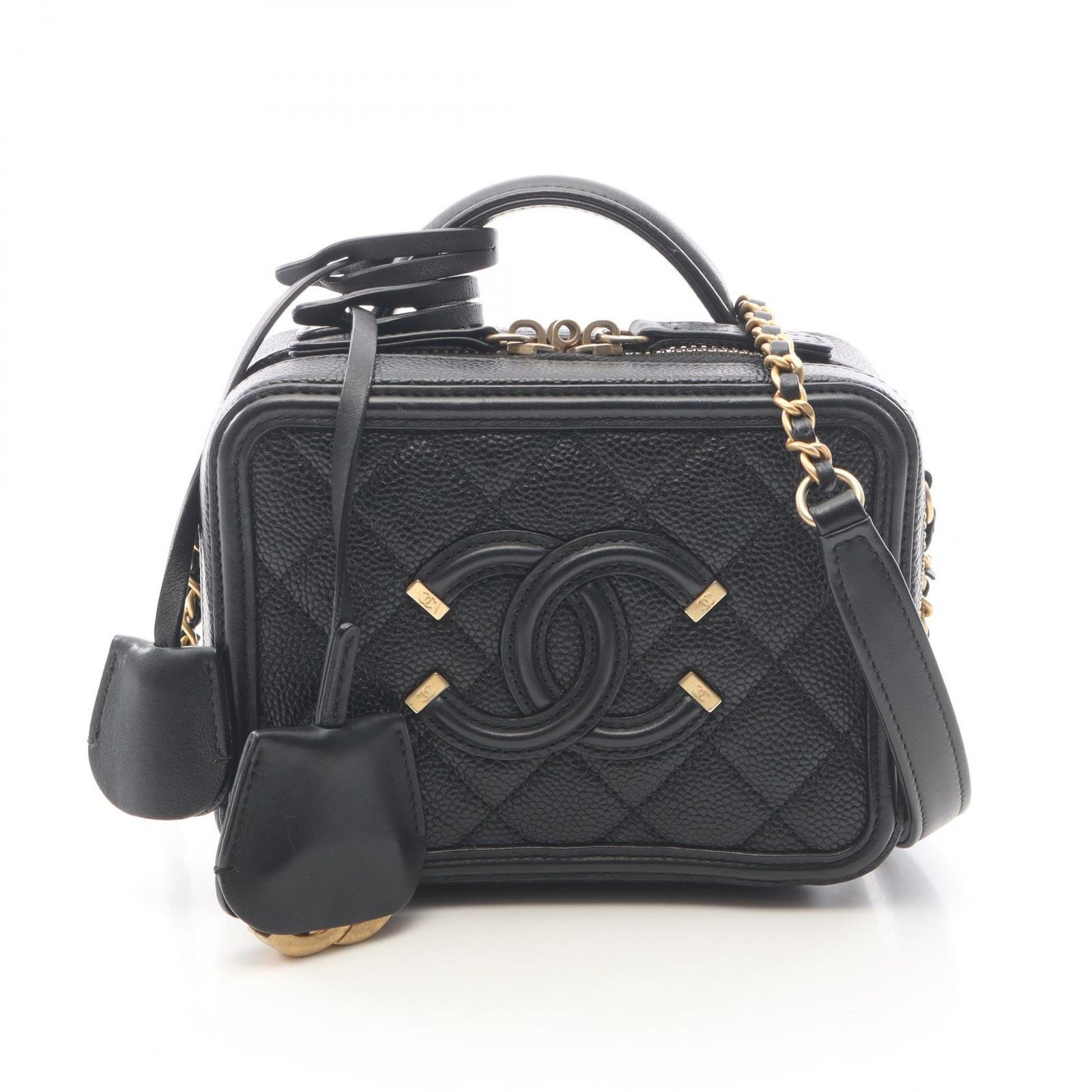 CHANEL シャネル CCフィグリー スモール バニティバッグ ショルダーバッグ