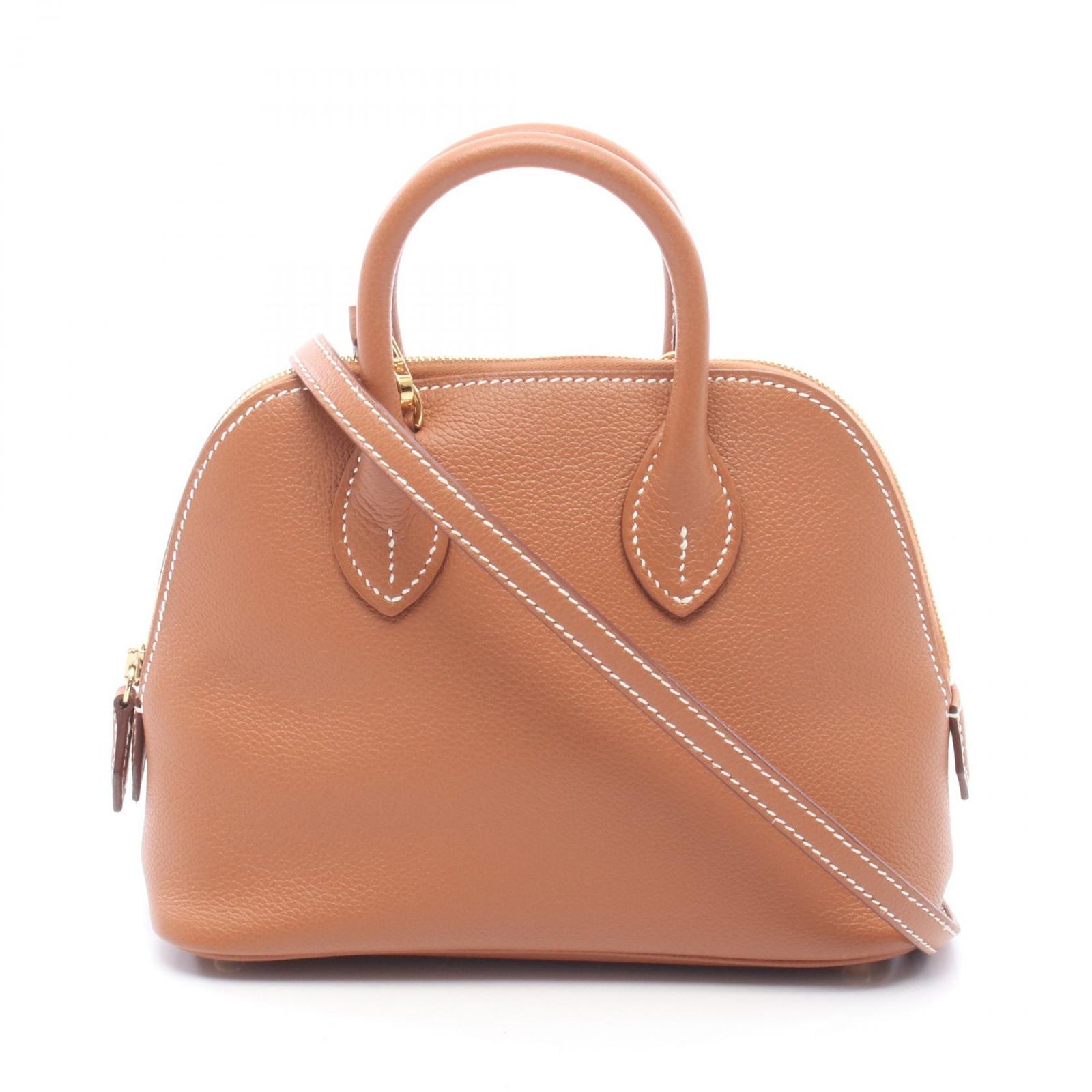 HERMES エルメス ボリード1923 ミニ ゴールド 2WAY ハンドバッグ