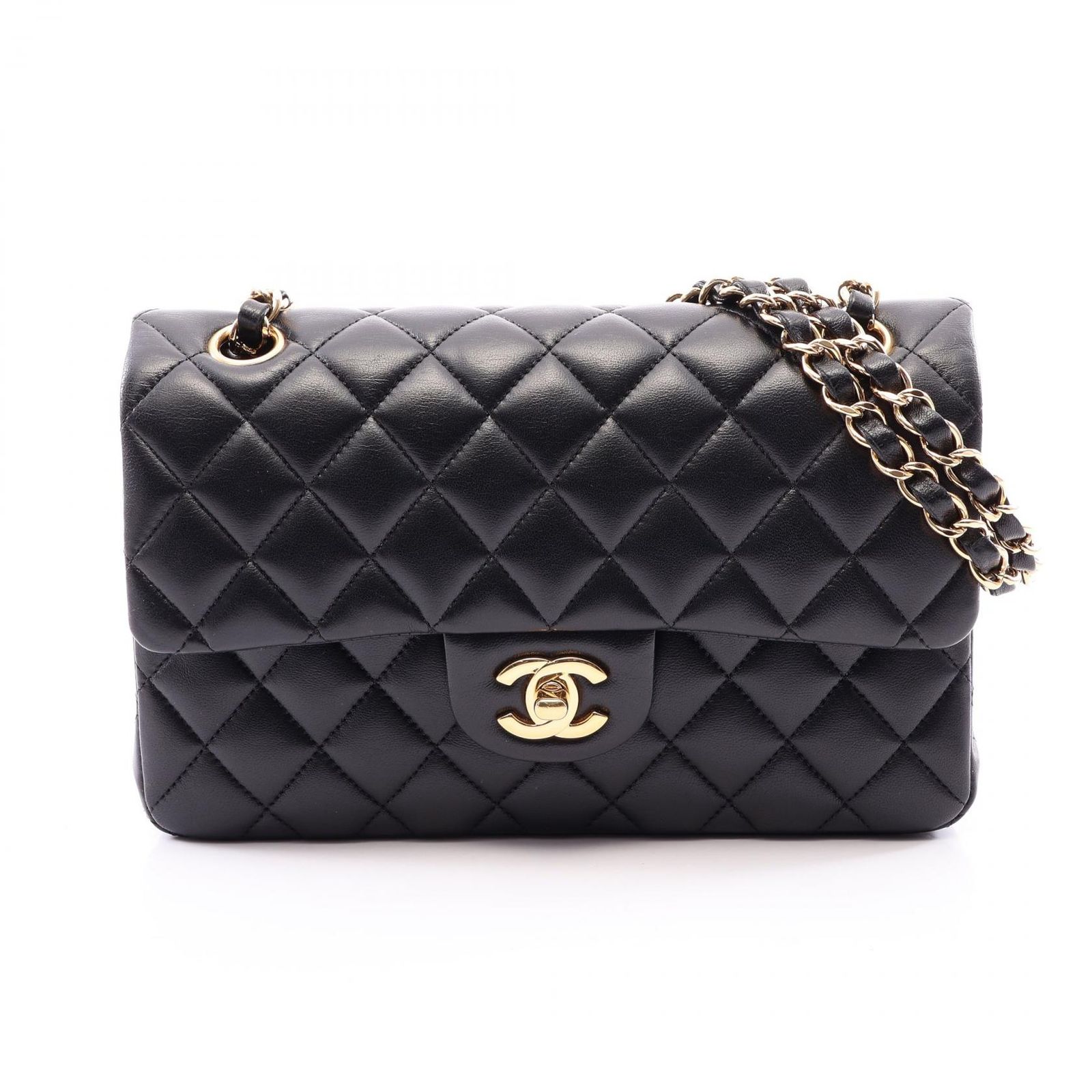 CHANEL シャネル マトラッセ Wフラップ ショルダーバッグ