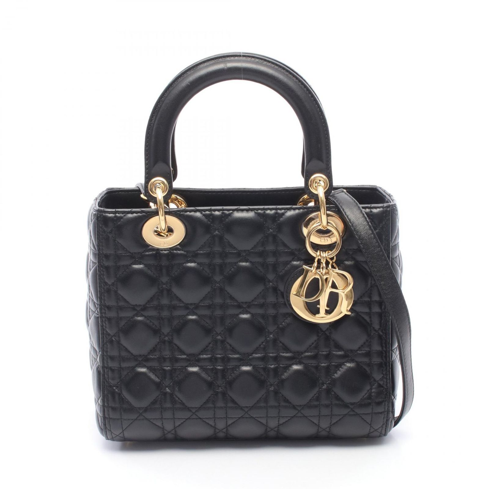 Dior ディオール LADY DIOR レディディオール 2WAY ハンドバッグ