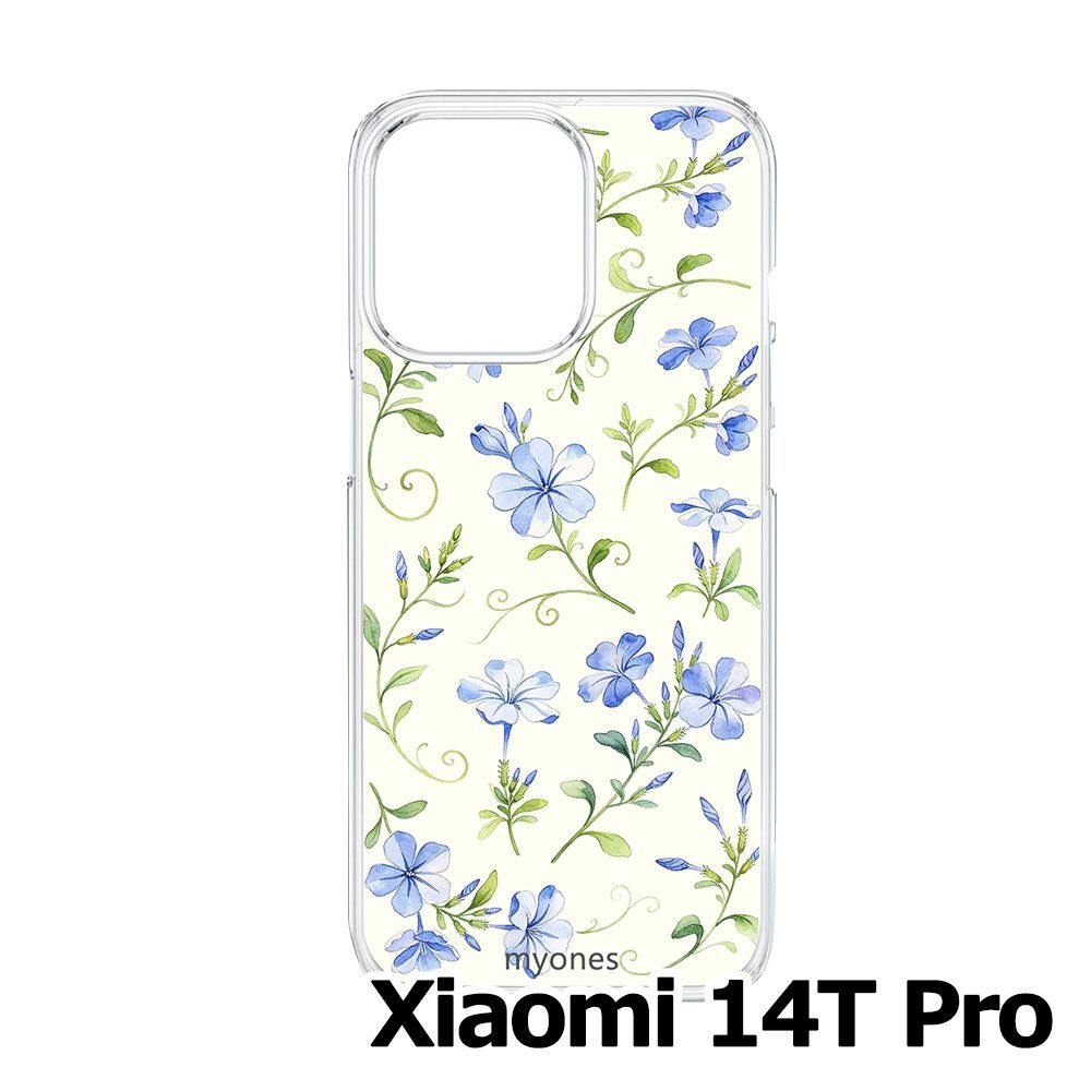 新品未使用】Xiaomi 14T Pro クリア ハードケース (朝顔) アサガオ 花