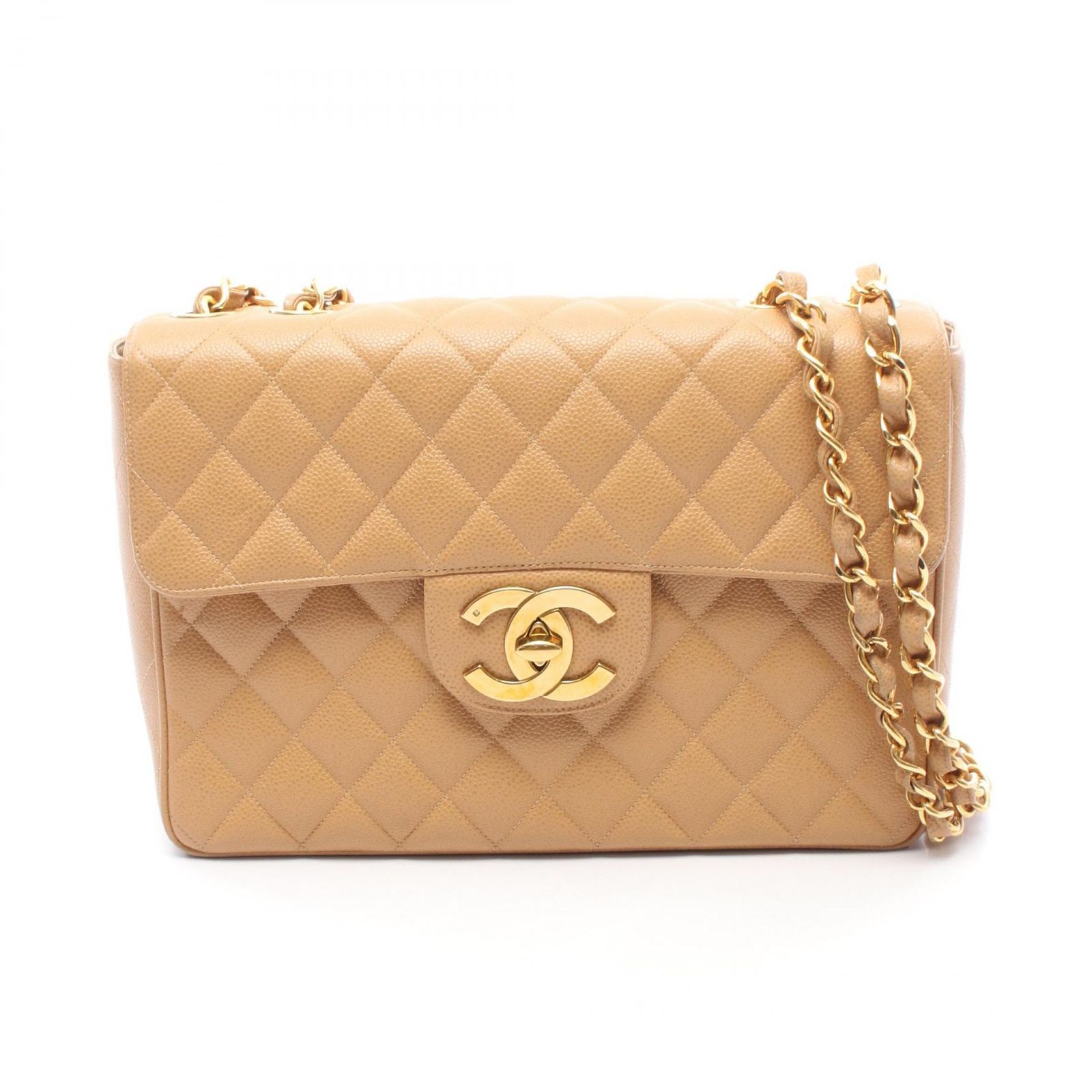 CHANEL シャネル デカマトラッセ30 シングルフラップ ショルダーバッグ