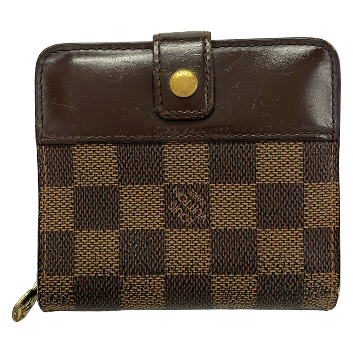 LOUIS VUITTON(ルイヴィトン) 2つ折り財布 ダミエ コンパクトジップ N61668 エベヌ