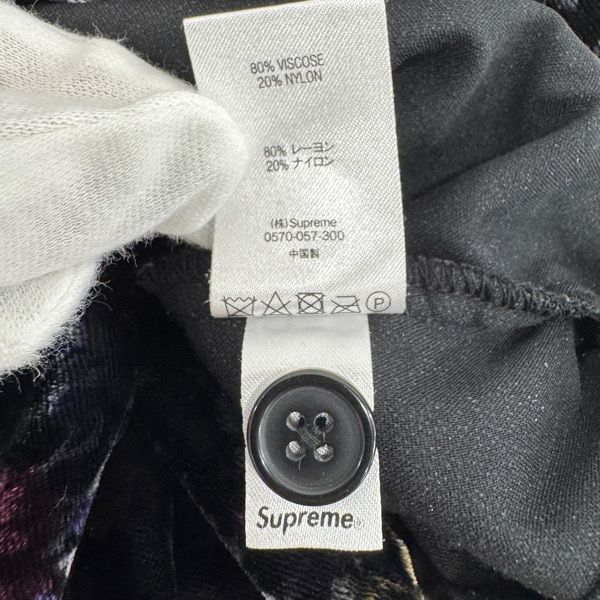 Supreme/シュプリーム【19AW】Floral Velour Baseball Jersey