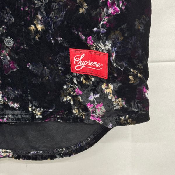 Supreme/シュプリーム【19AW】Floral Velour Baseball Jersey
