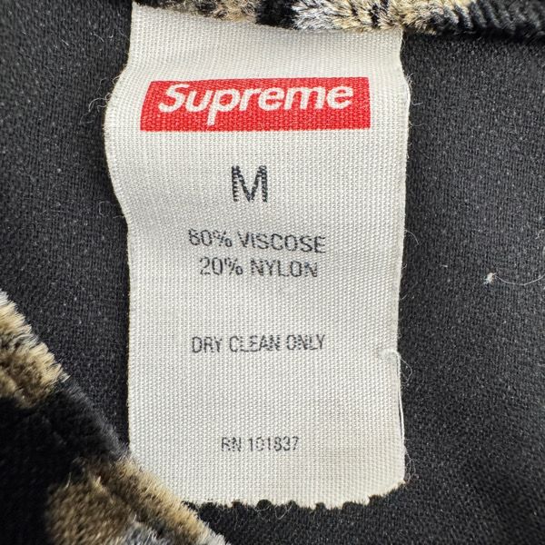 Supreme/シュプリーム【19AW】Floral Velour Baseball Jersey