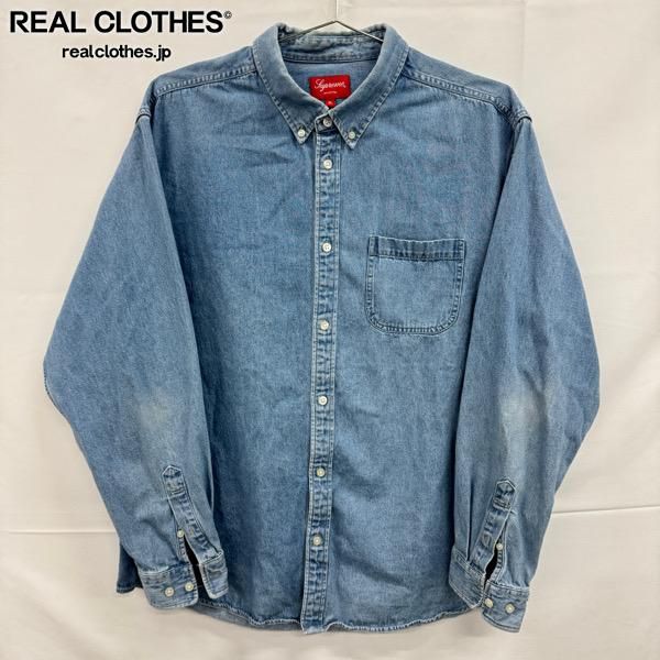 SUPREME Applique Denim デニムシャツ Mシュプリーム 長袖 Supreme/シュプリーム【21AW】Applique Denim Shirt/アップリケ デニム