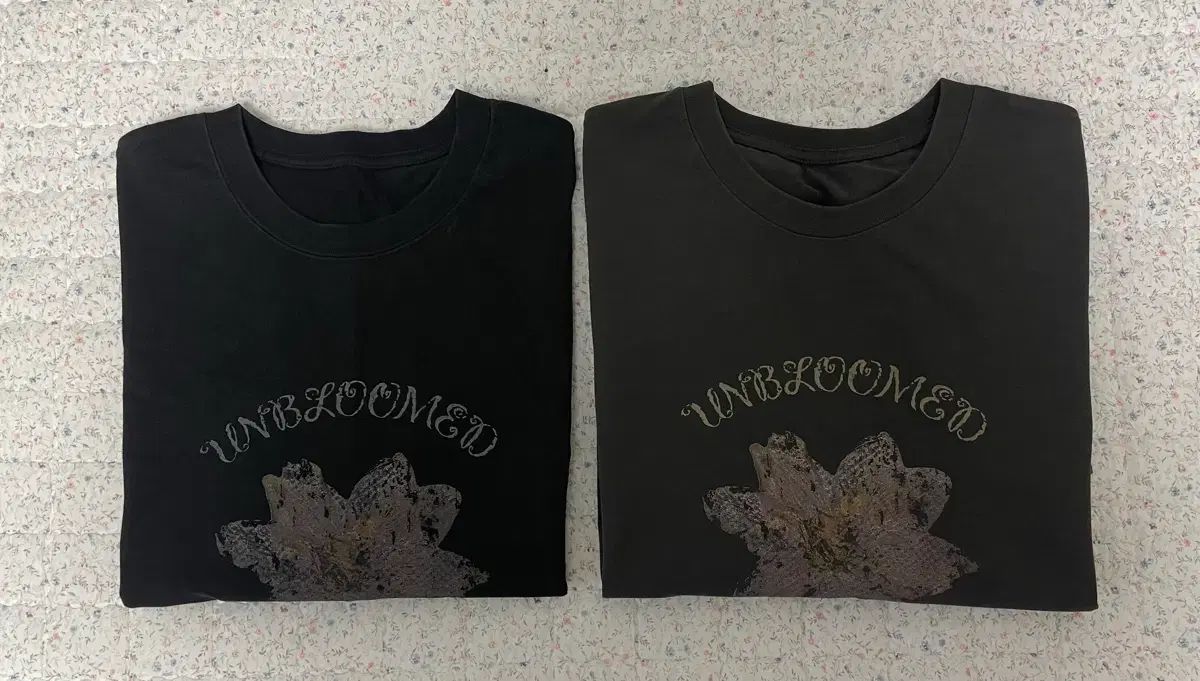3 (2PACK) ドライ フラワー クロップド ロールアップ Tシャツ