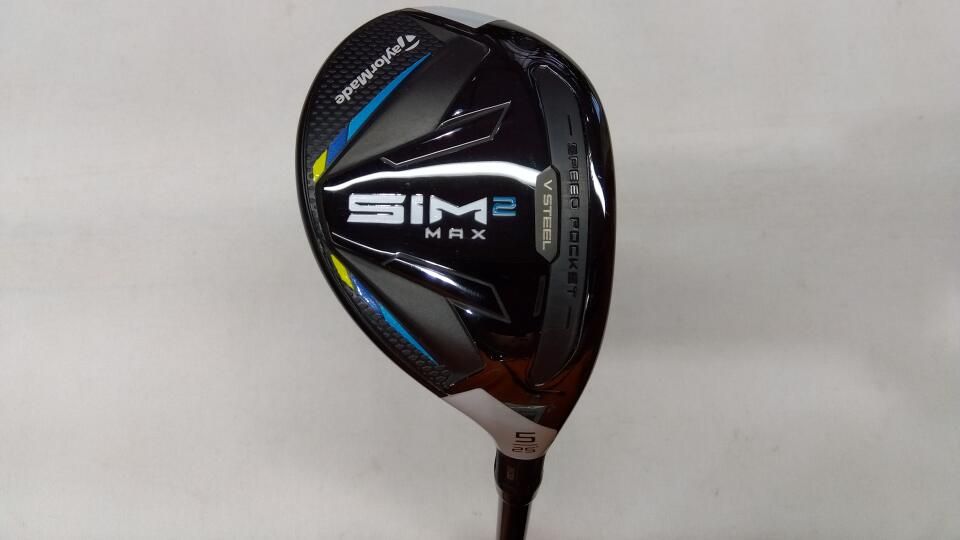 テーラーメイド　SIM2 MAX　25度　TENSEI SILVER TM70　Sフレックス　ユーティリティ　中古　ゴルフドゥ！松前R56店【最短即日発送】