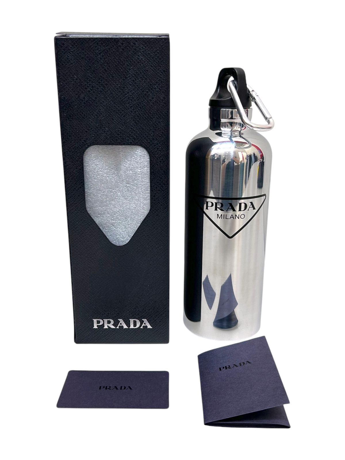 PRADA (プラダ) ステンレス 水筒 500ml シルバー 雑貨/036 - メルカリ