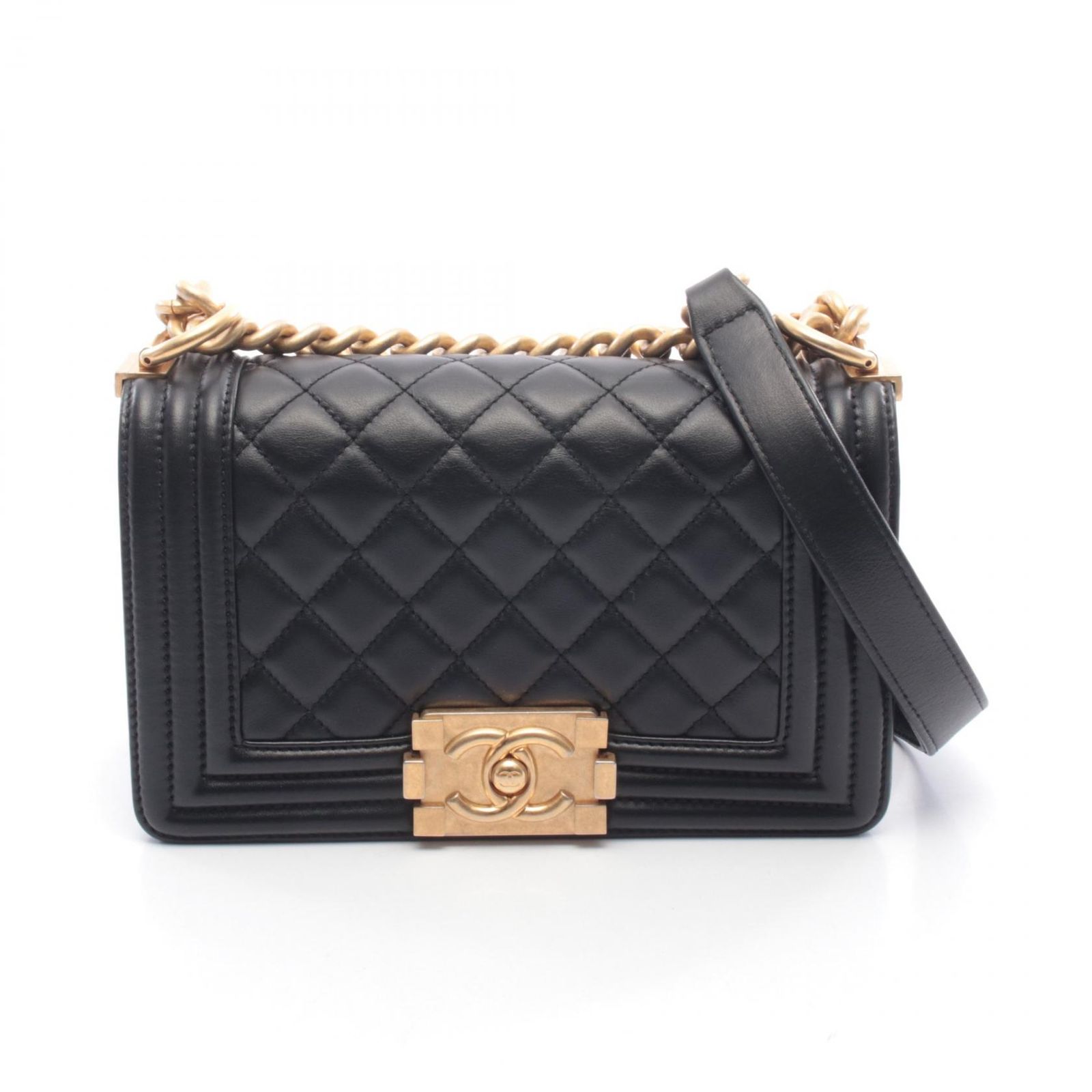 CHANEL シャネル ボーイシャネル スモール ショルダーバッグ