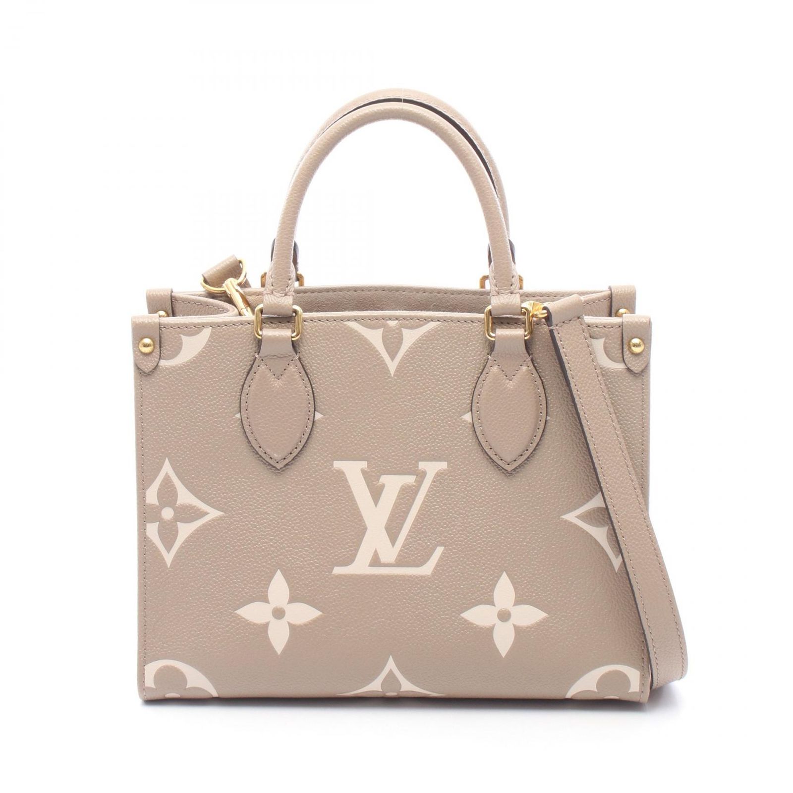 LOUIS VUITTON ルイ・ヴィトン オンザゴーPM バイカラー 2WAY ハンドバッグ