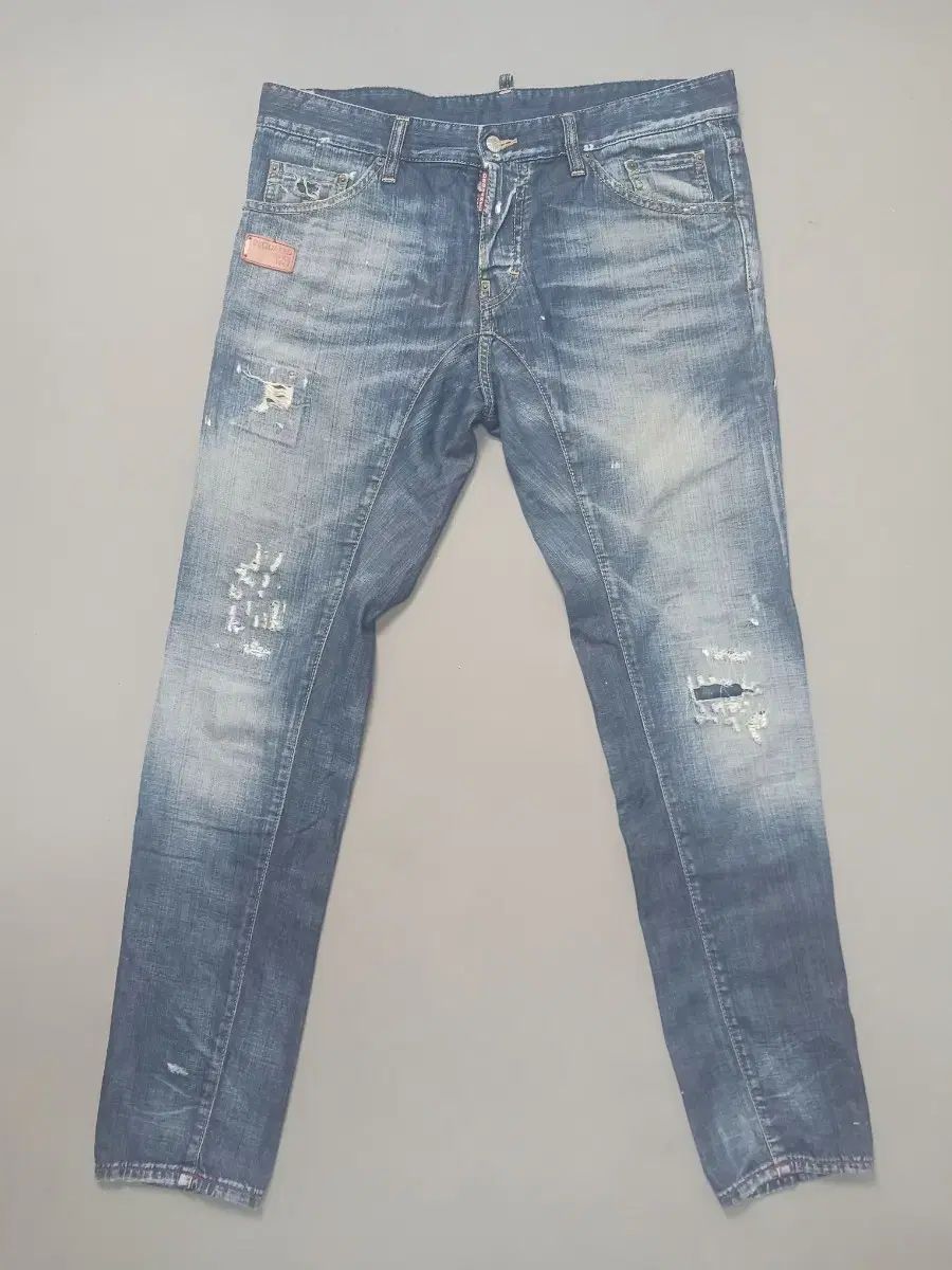 正規品 34 DSQUARED2 ディースクエアード2 スタシロゴ ケニ ツイストジーン デニム