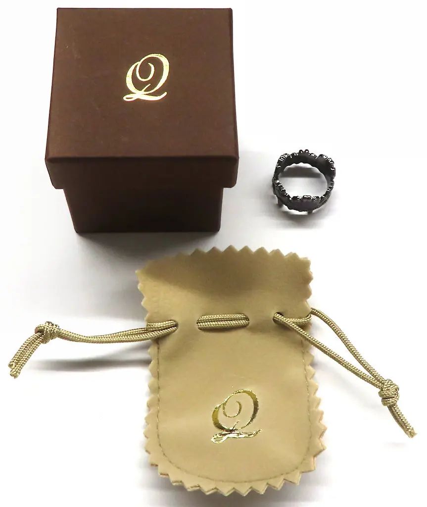 【中古】銀製品・指輪・アクセサリー 鳳瑛二 Q☆UP カルーセル王冠リング ブラック 12号 「Q-pot.×うたの☆プリンスさまっ♪ UTA☆PRI WONDERLAND-15th Anniversary-」