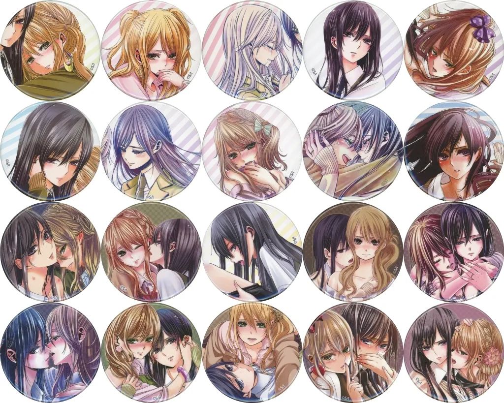 【中古】バッジ・ピンズ 全20種セット スタンド付き缶バッジ 「推しちゃれ citrus ＆ citrus＋ くじ」 D賞