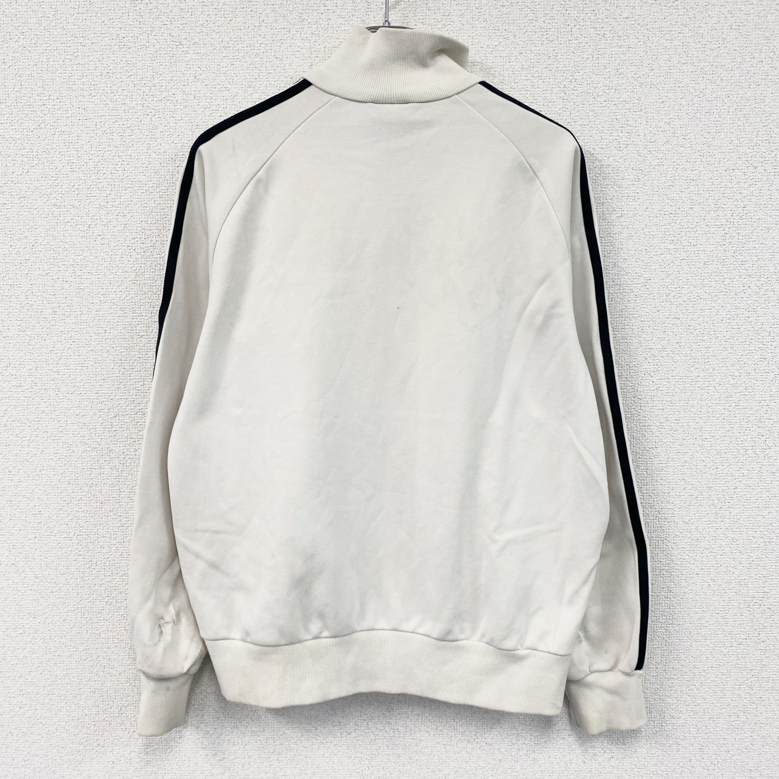 adidas アディダス トラックジャケット/ジャージ 白 ホワイト Mサイズ 