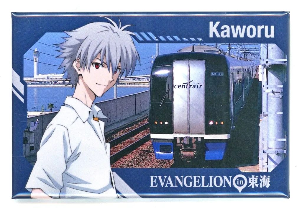 【中古】バッジ・ピンズ 渚カヲル スクエア缶バッジ 「新世紀エヴァンゲリオン EVANGELION in 東海 ポップアップストア」